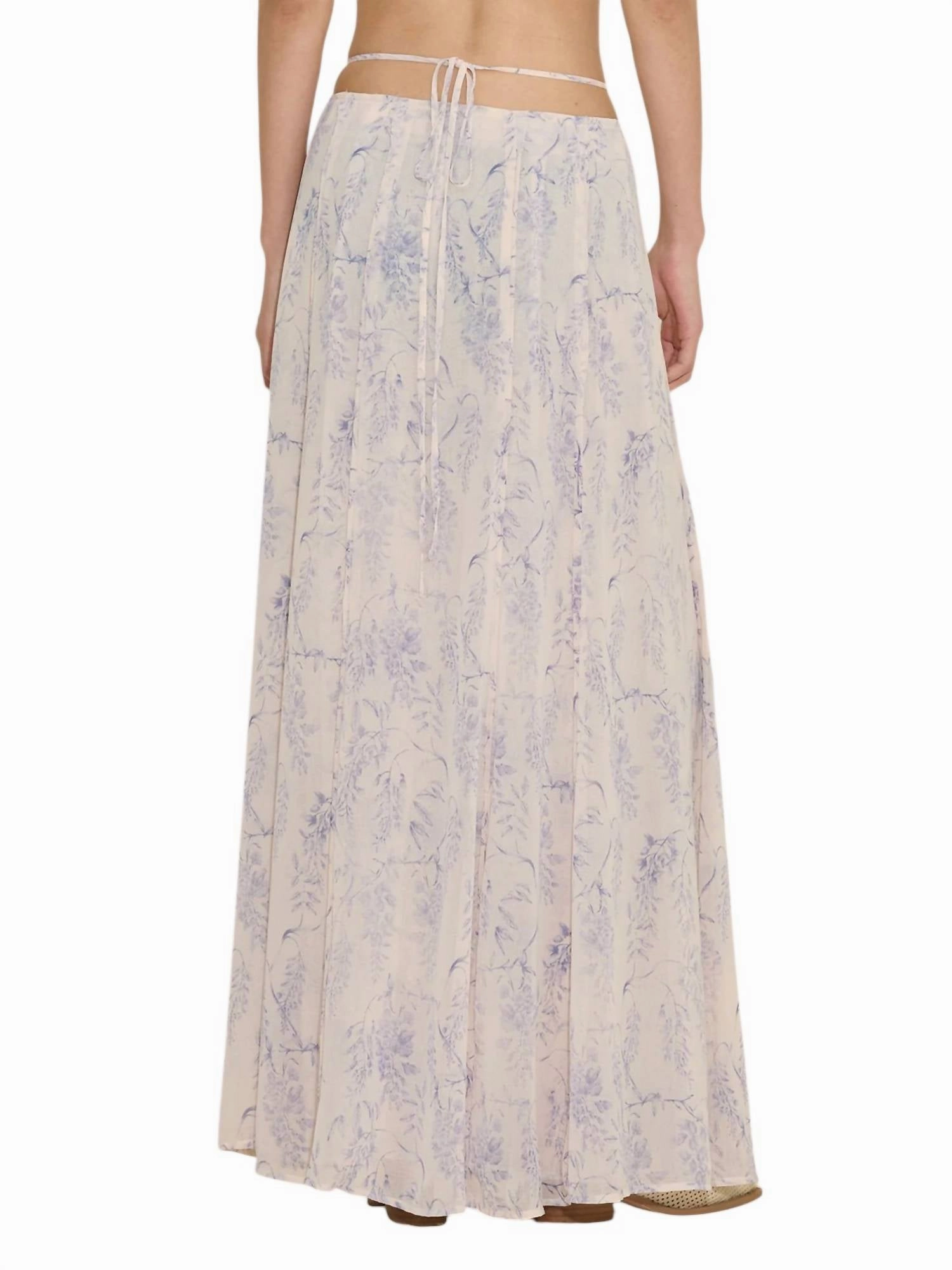 Ivy Wrap Skirt In Lilac Mix