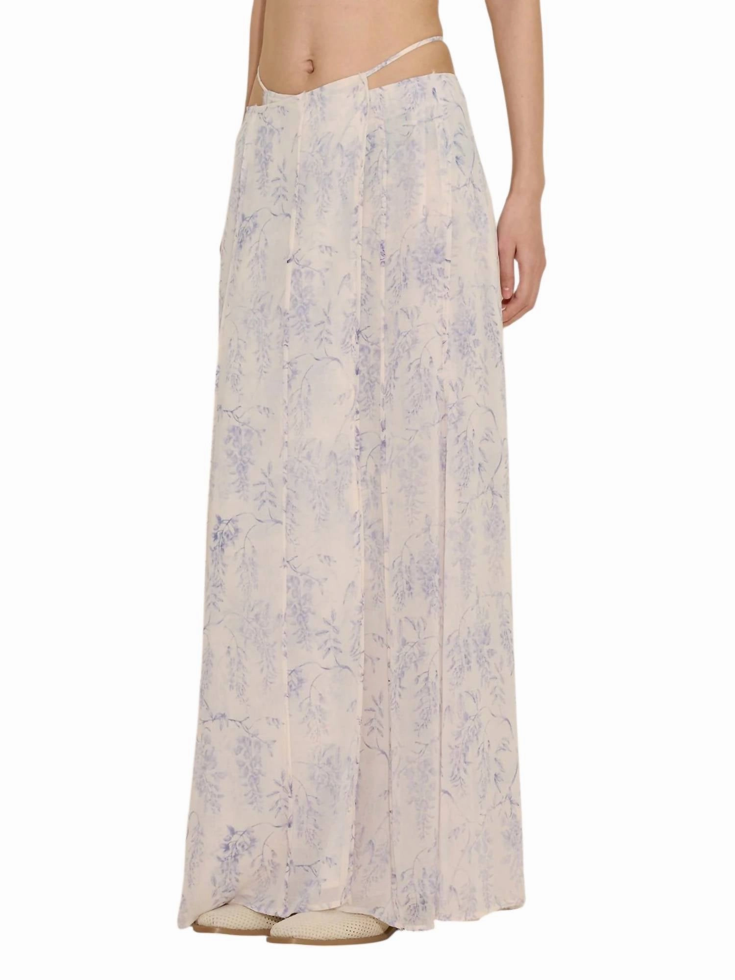 Ivy Wrap Skirt In Lilac Mix