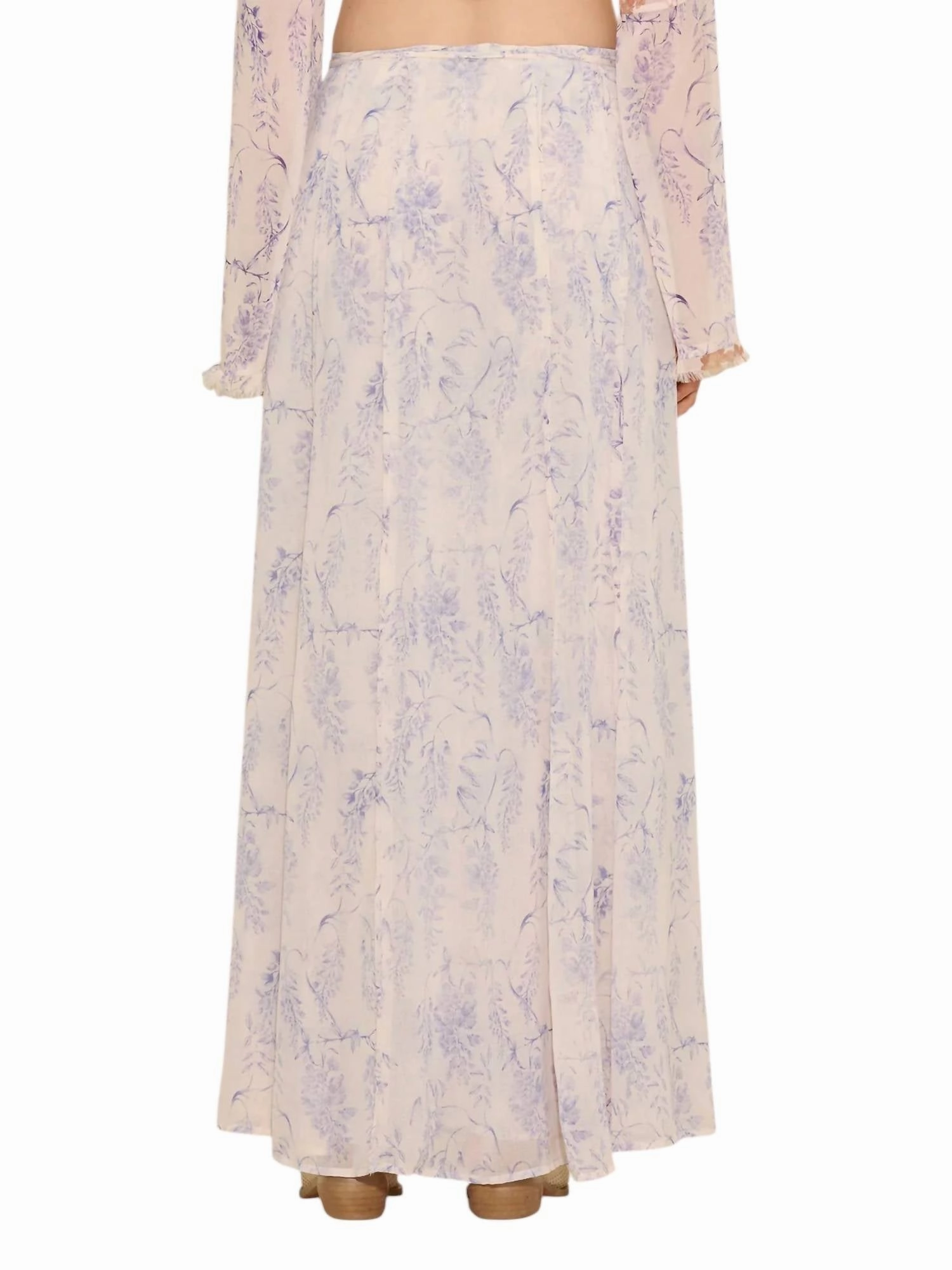 Ivy Wrap Skirt In Lilac Mix