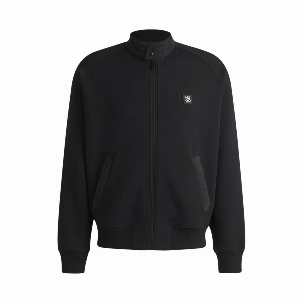 Jacket with contrast trims