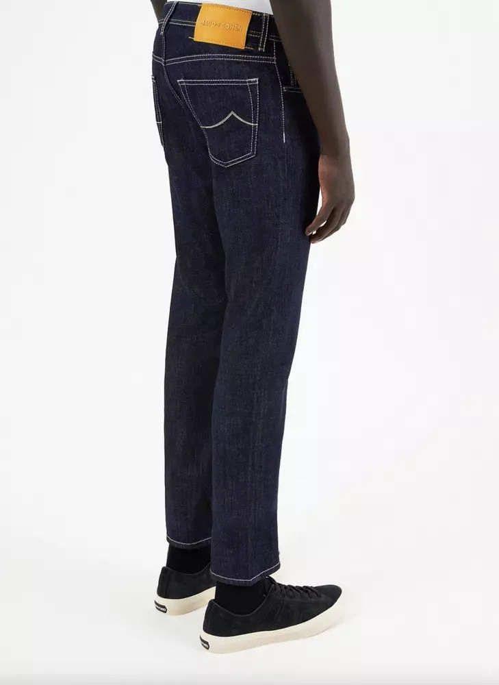 Jacob Cohen Italian Crafted Bandana Detail Men's Jeans