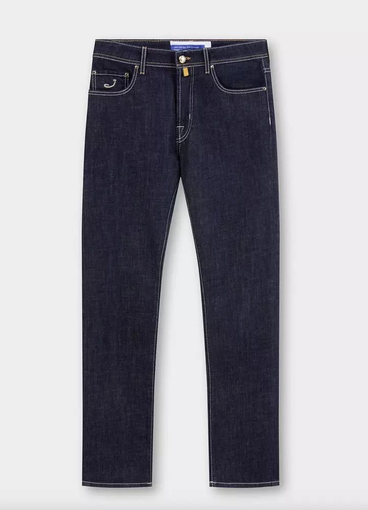 Jacob Cohen Italian Crafted Bandana Detail Men's Jeans
