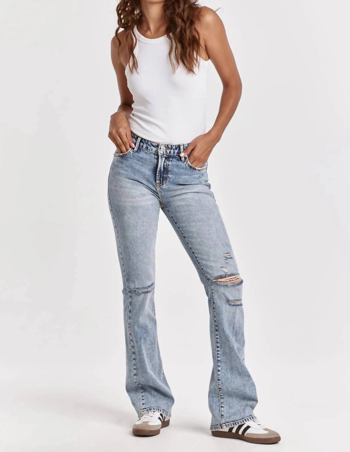 Jaxtyn High Rise Bootcut In Lena