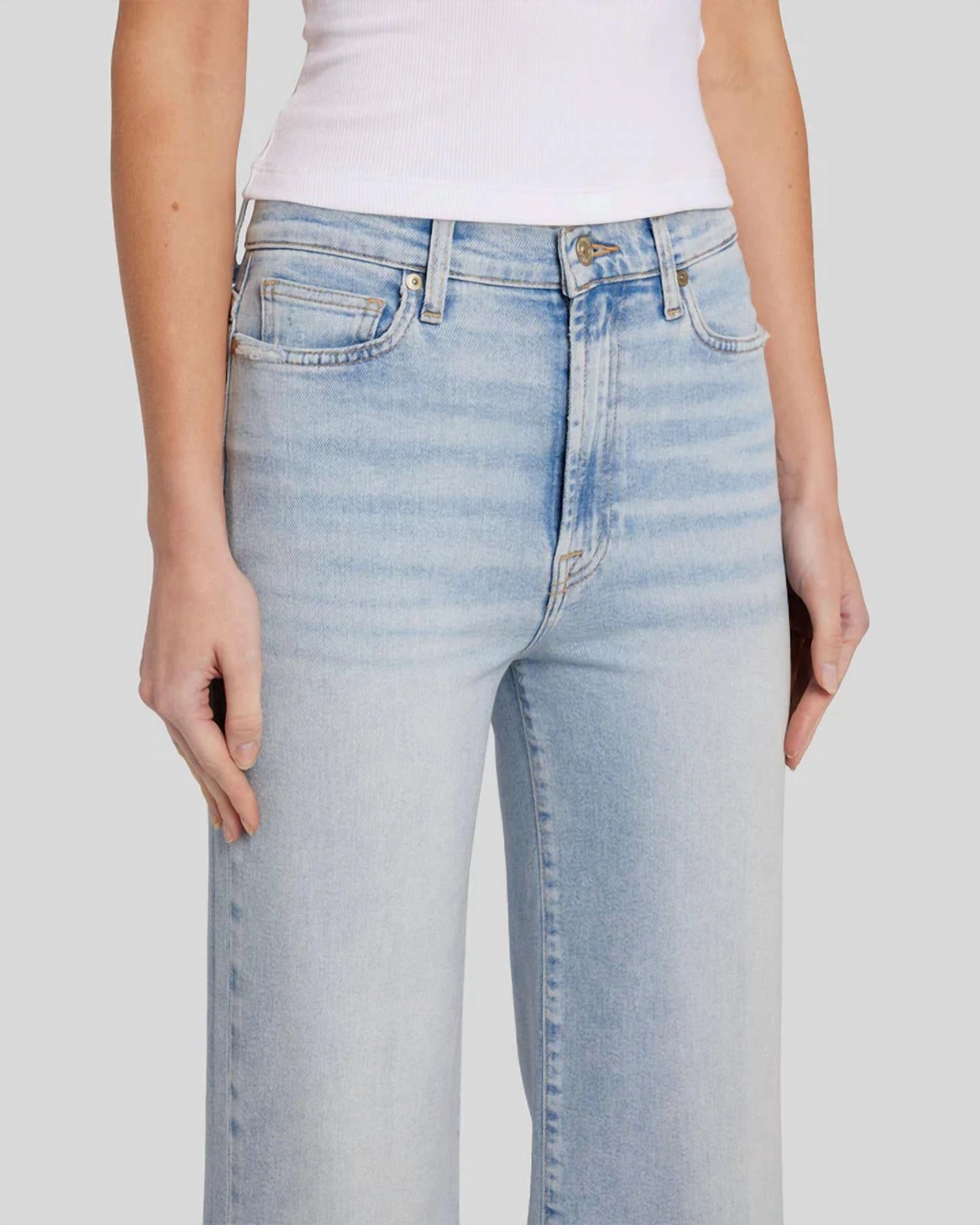 Jo Ultra High Rise Denim In Sunday