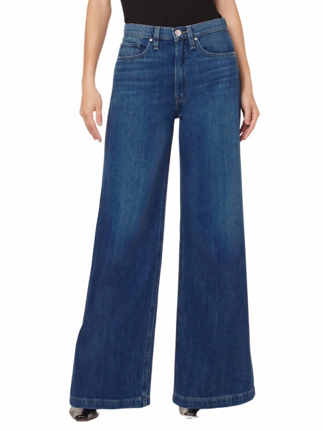 Jodie High Rise Loose Wide Leg Jean In Lakely