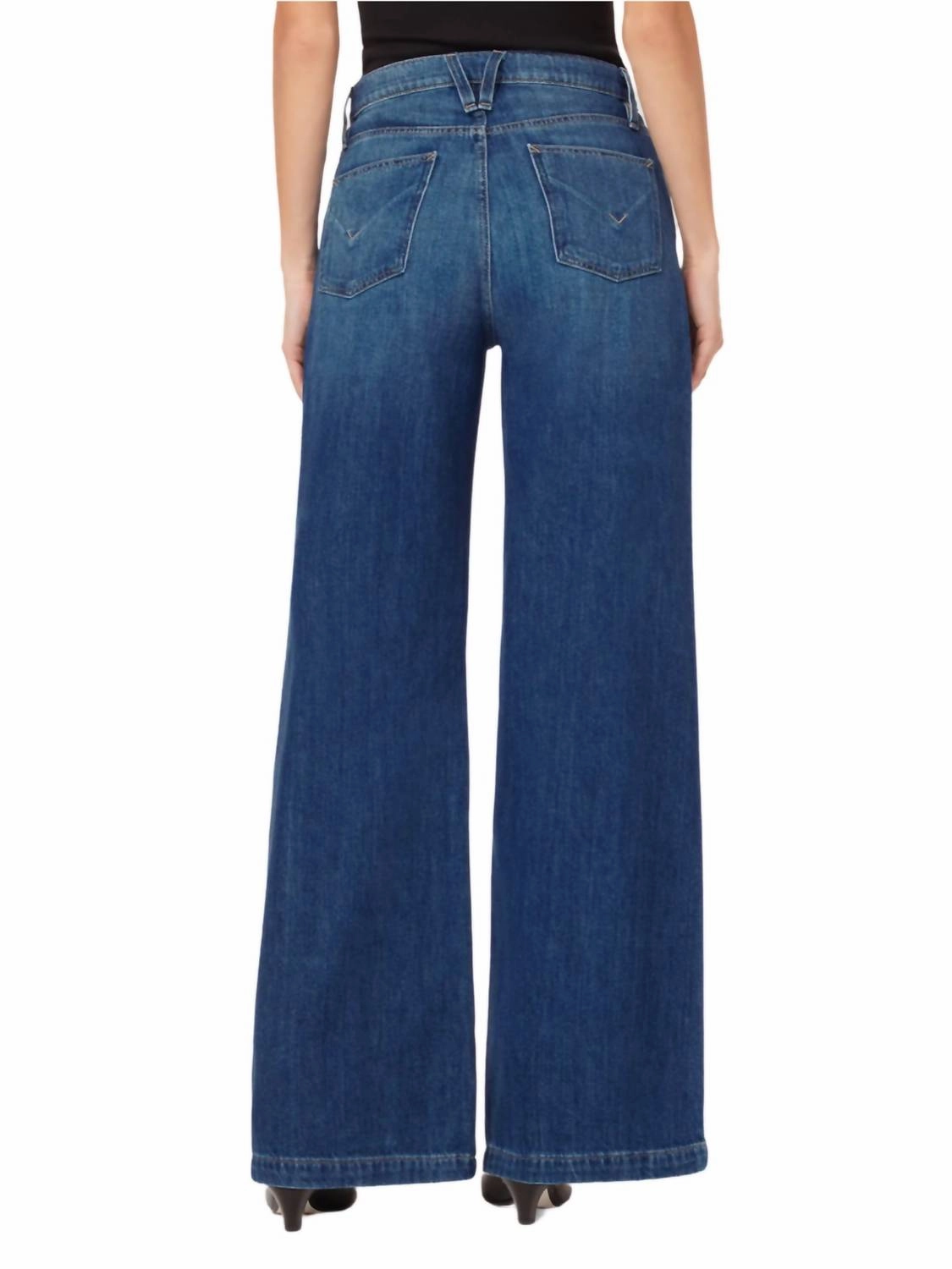 Jodie High Rise Loose Wide Leg Jean In Lakely