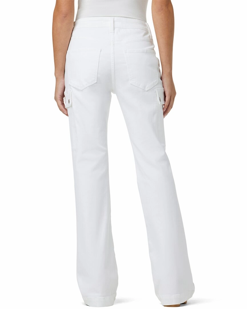 JOE'S Jeans Petite White The Frankie Cargo Bootcut Jean