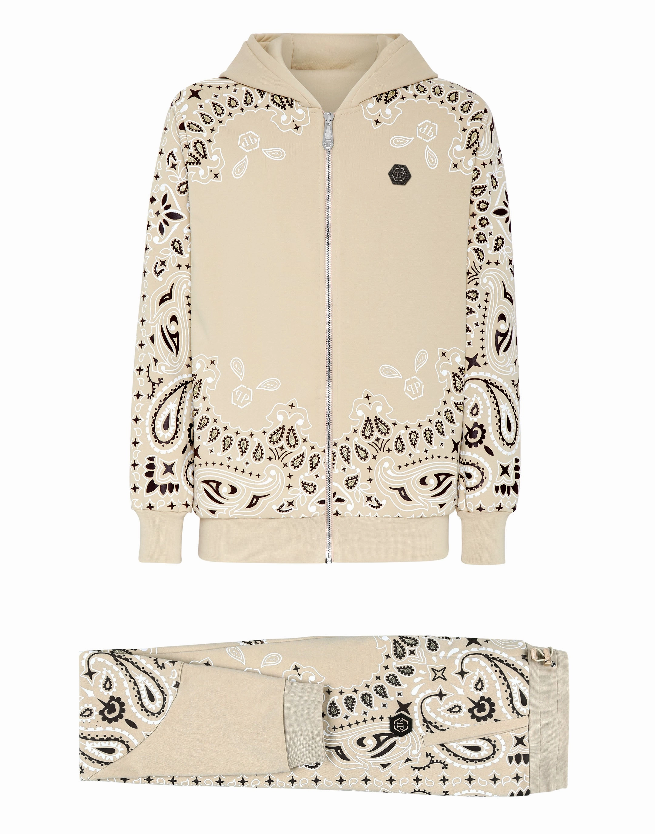 Jogging Tracksuit: Hoodie/Trousers Paisley Bandana