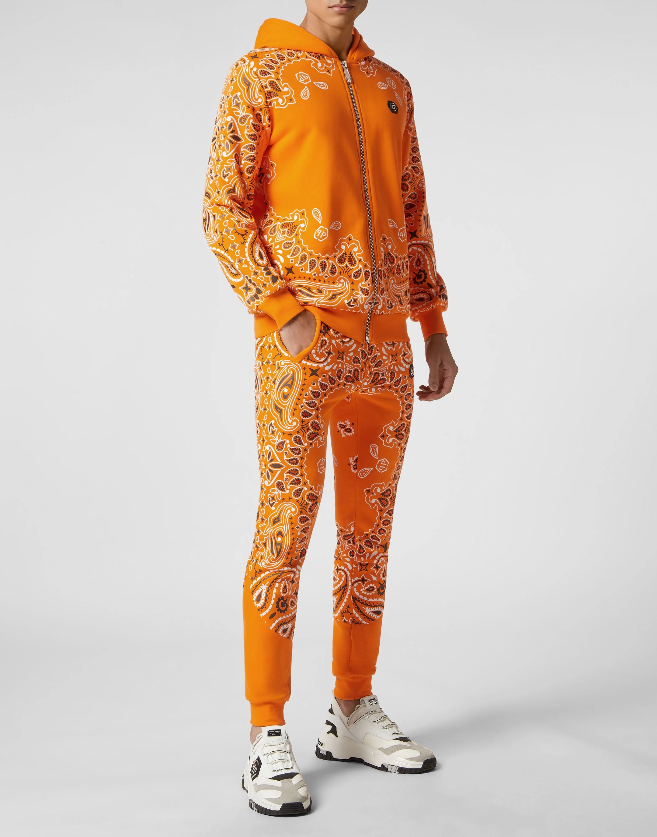 Jogging Tracksuit: Hoodie/Trousers Paisley Bandana