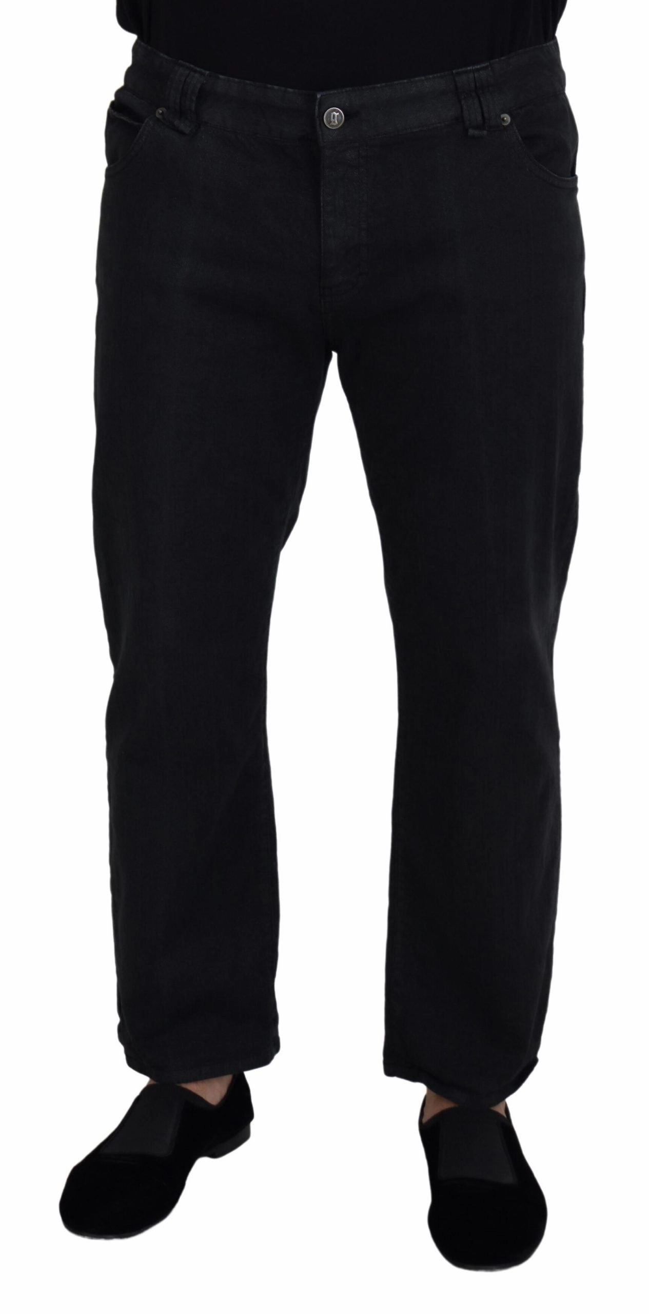 John Galliano  Cotton Back Buckle Casual blue Men's Jeans