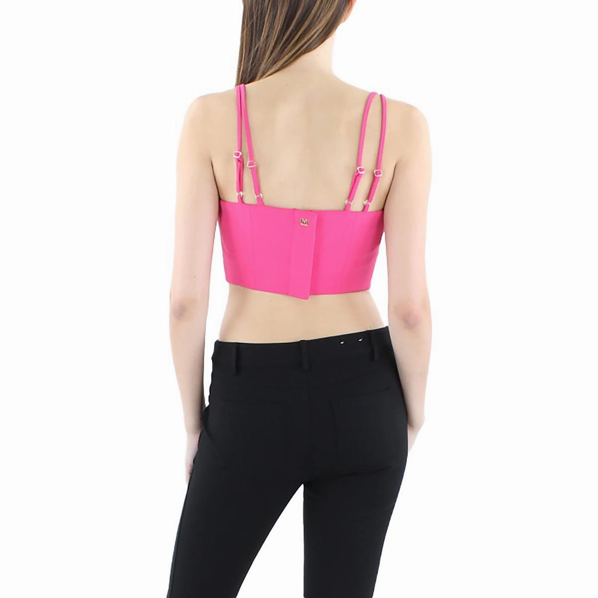 Julia Womens Solid Polyester Bralette