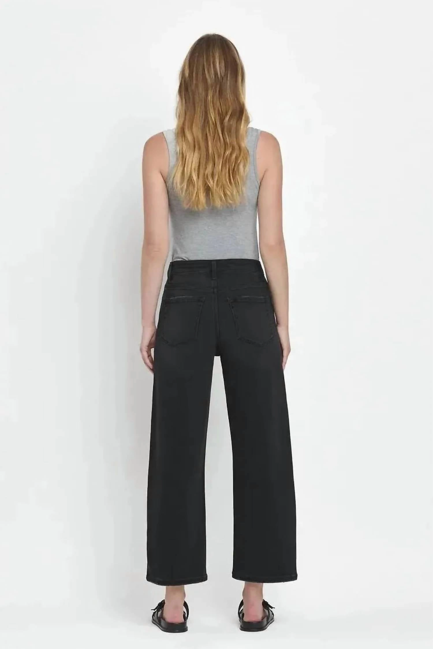 Kate Wide Barrel Jeans In Black