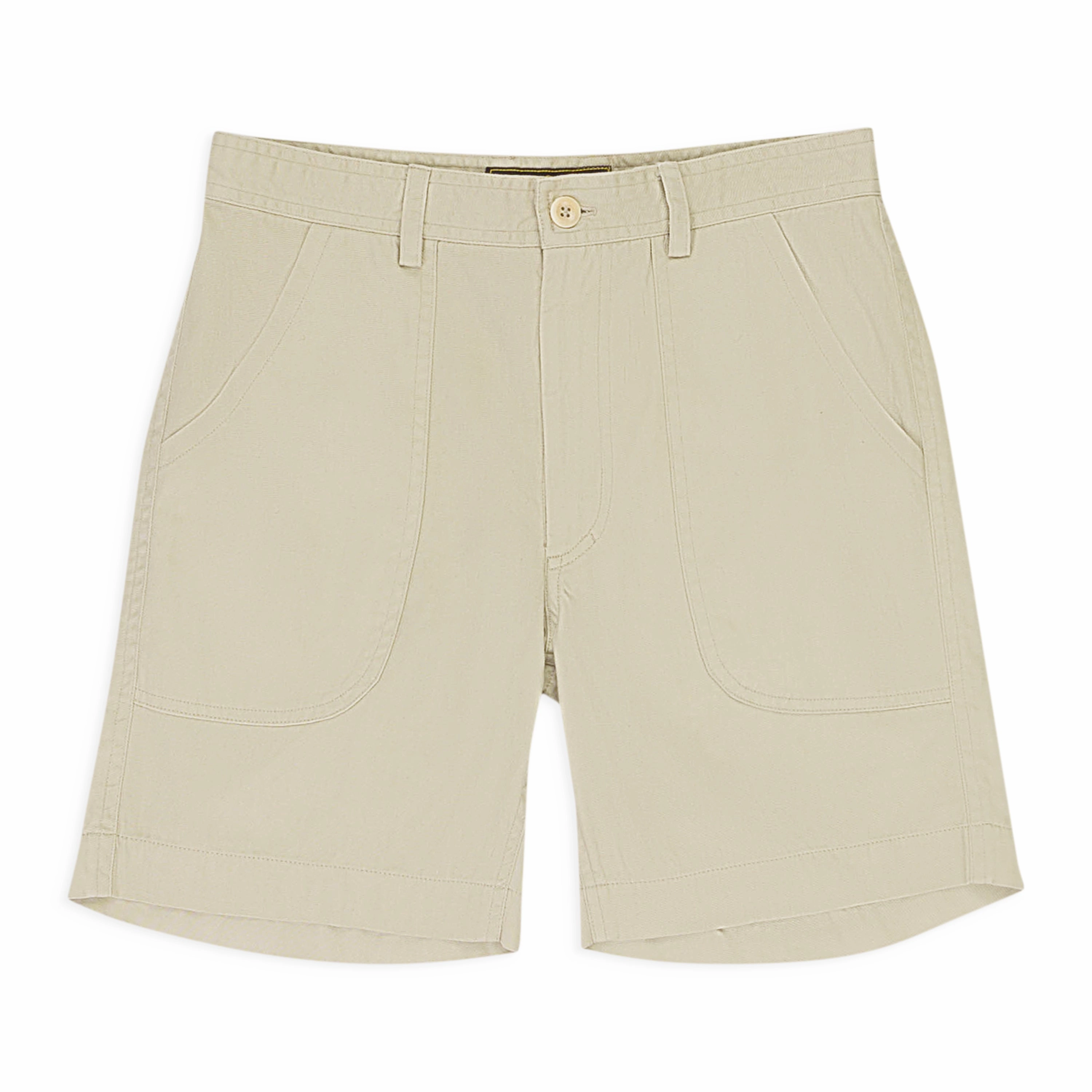 Khaki Freeman's Sporting Club Cotton Shorts