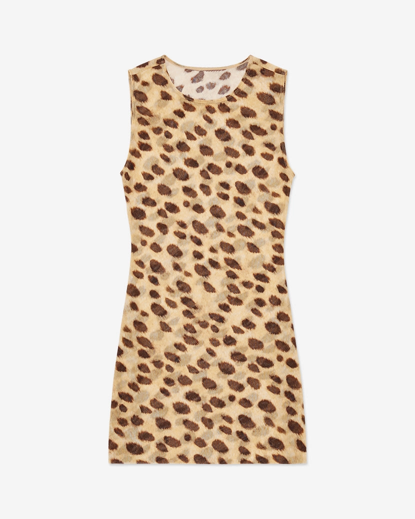 Knit Leopard Muscle Dress