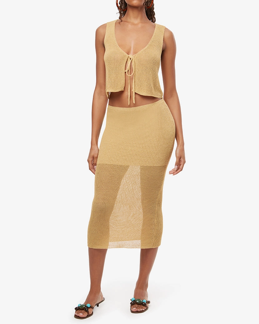 Knit Midi Skirt