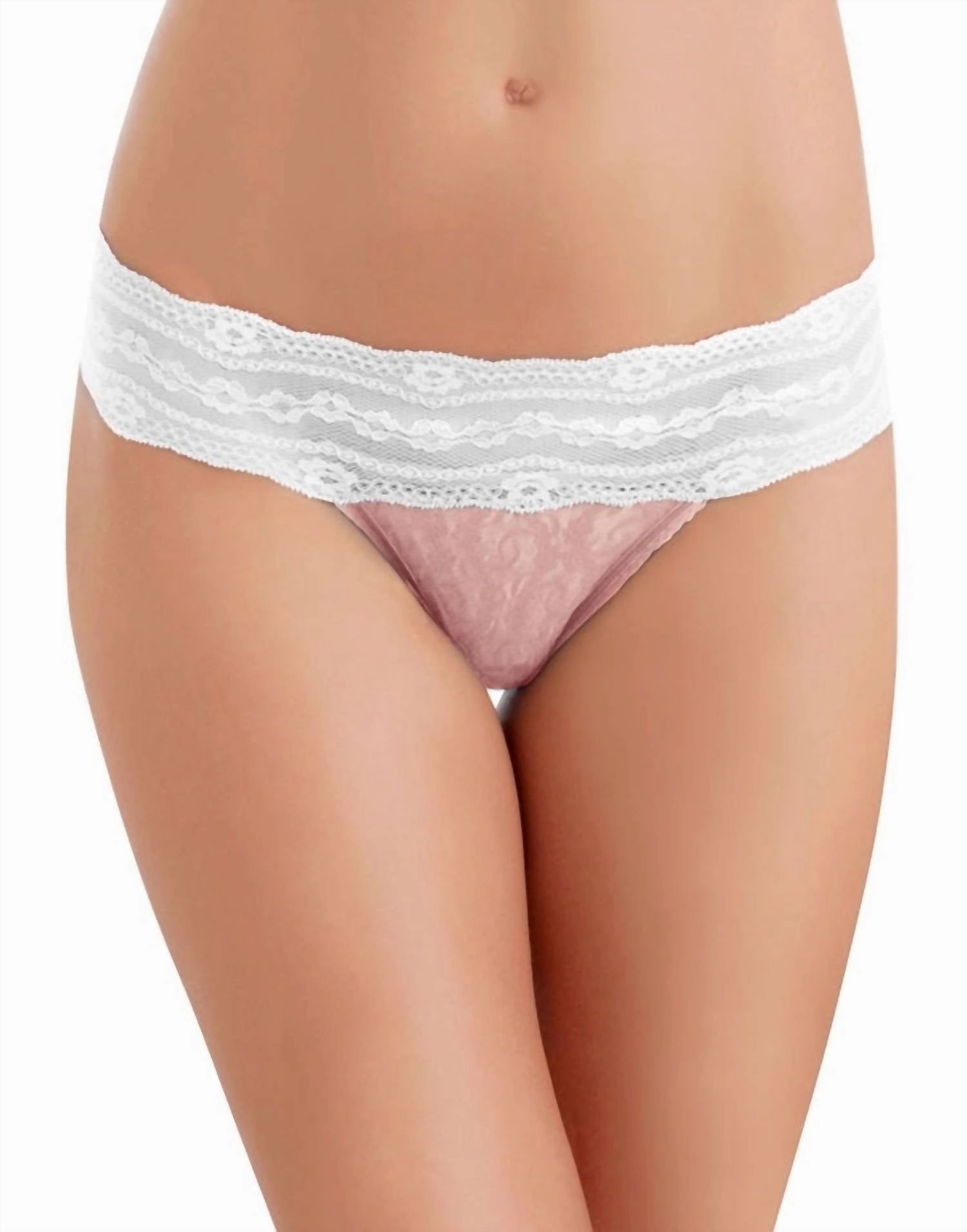 Lace Kiss Thong Panty In Naughty Naked