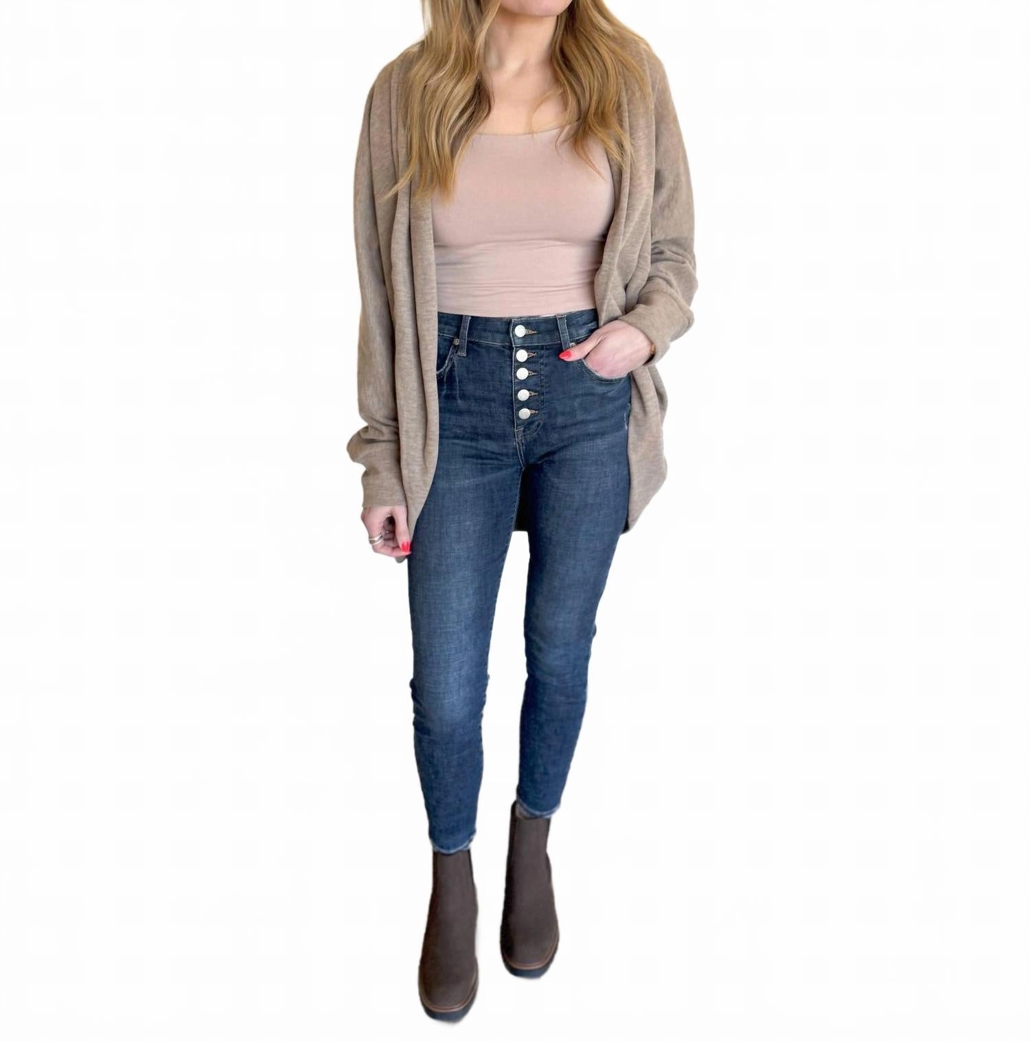 Lacey High Rise Dark Wash Jeans