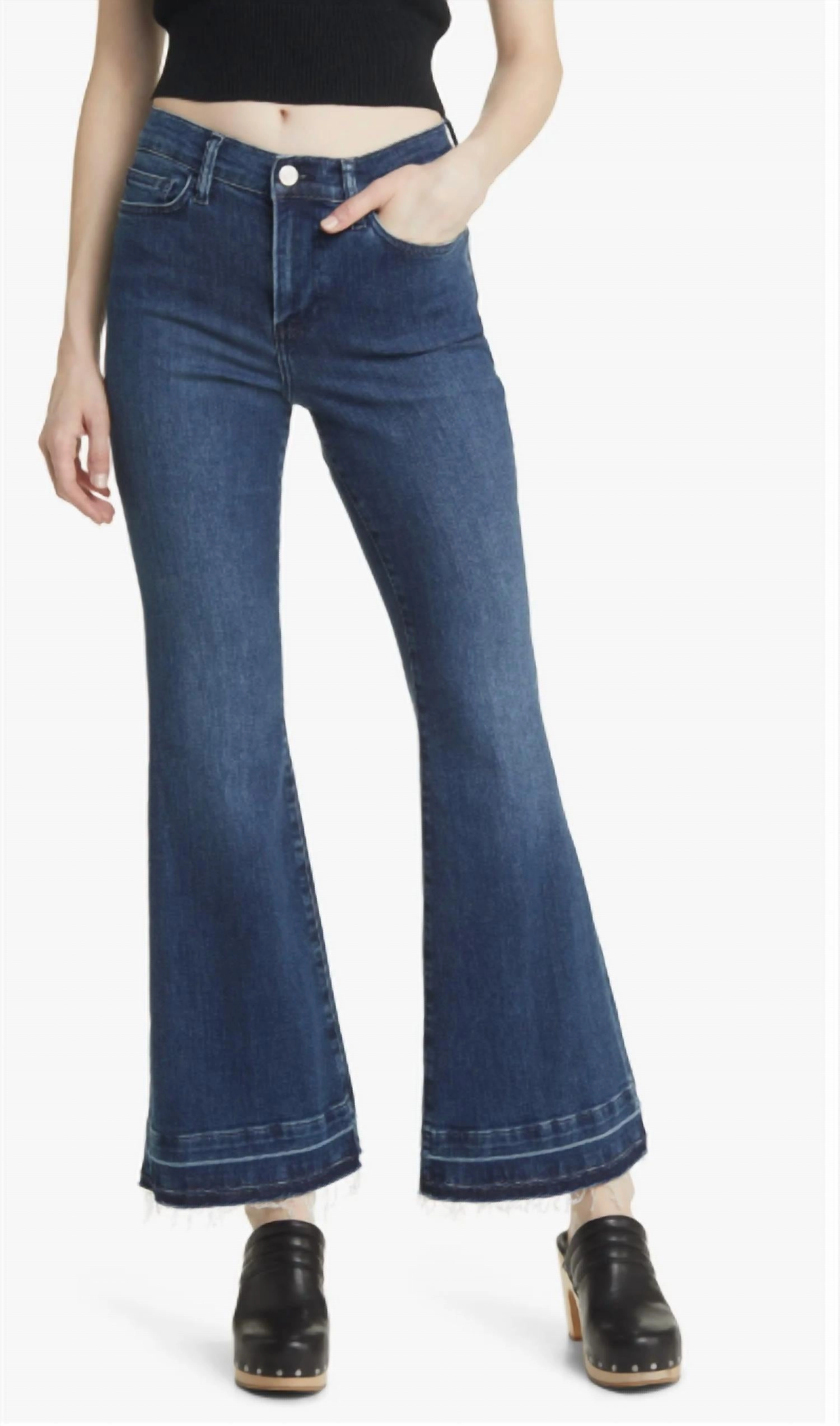 Le Easy Flare Raw Fray In Thunderstorm