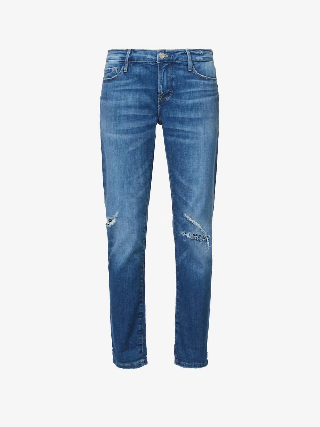 Le Garcon Mid Rise Jeans In Agecroft Destruct