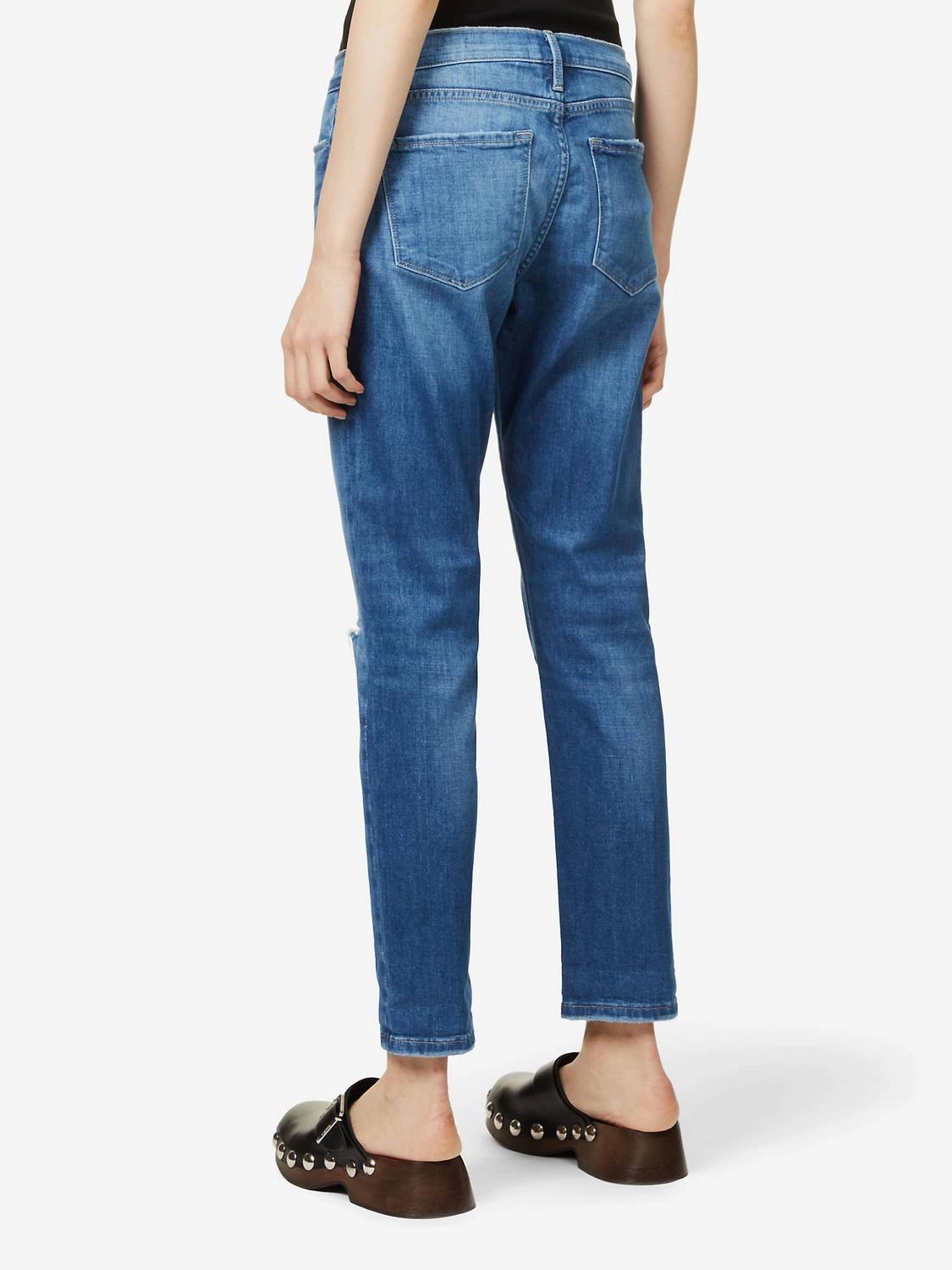 Le Garcon Mid Rise Jeans In Agecroft Destruct