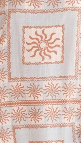 Leena Tie Top - Flores Print