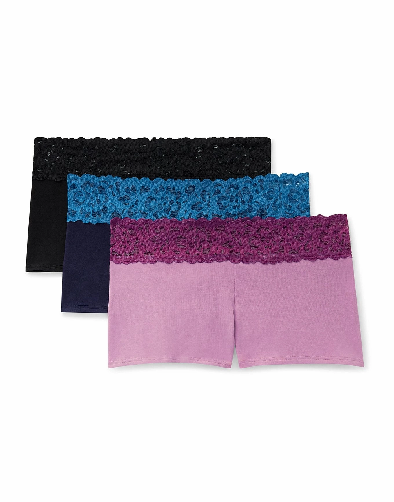 Leondra Women's Plus-Size Shortie Shortie Panties (Pack Of 3)