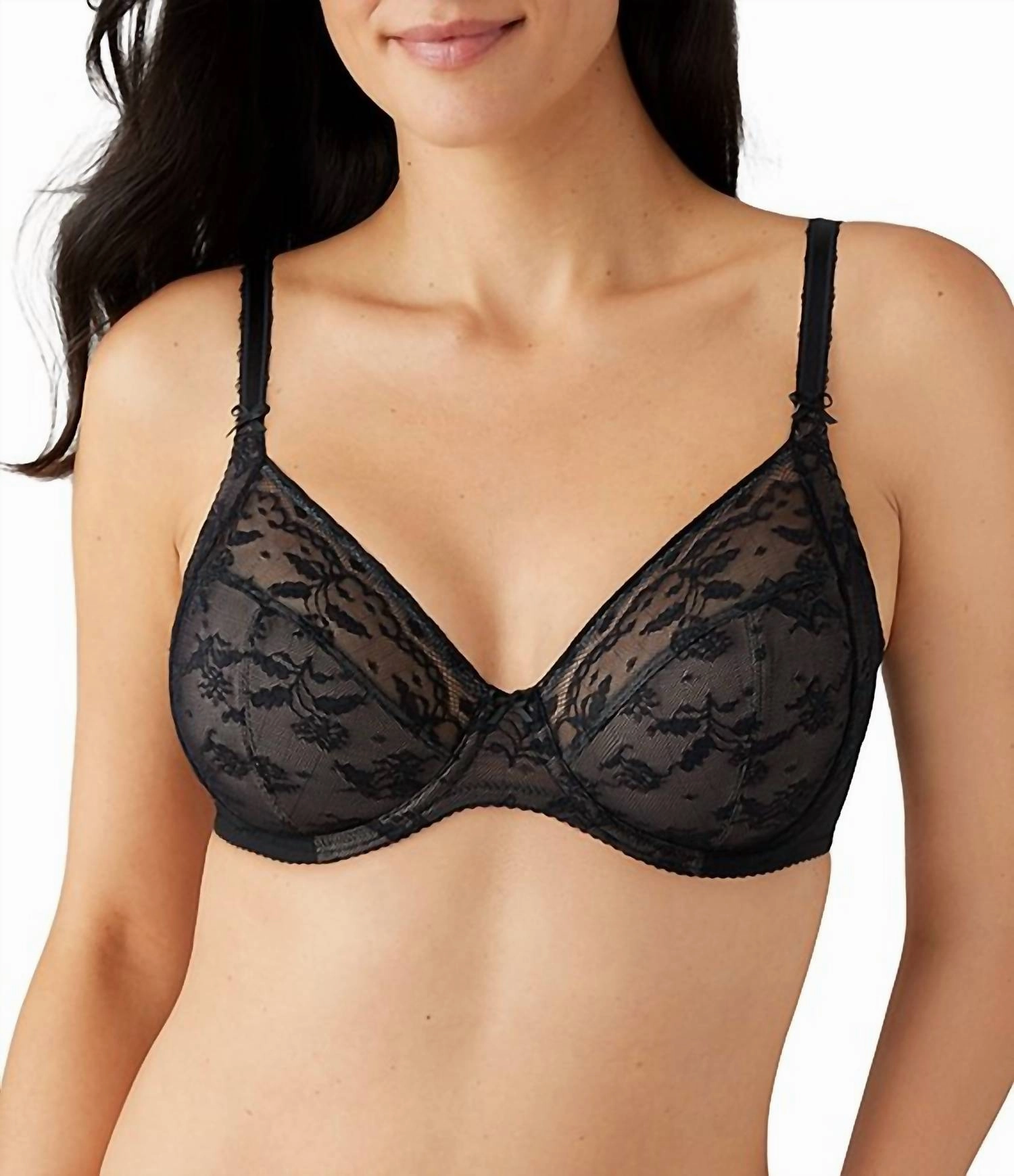 Lifted In Luxury Underwire Bra In Black