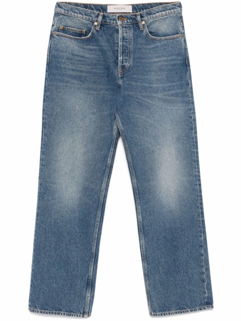 Light Blue Loose-Fit Denim Jeans