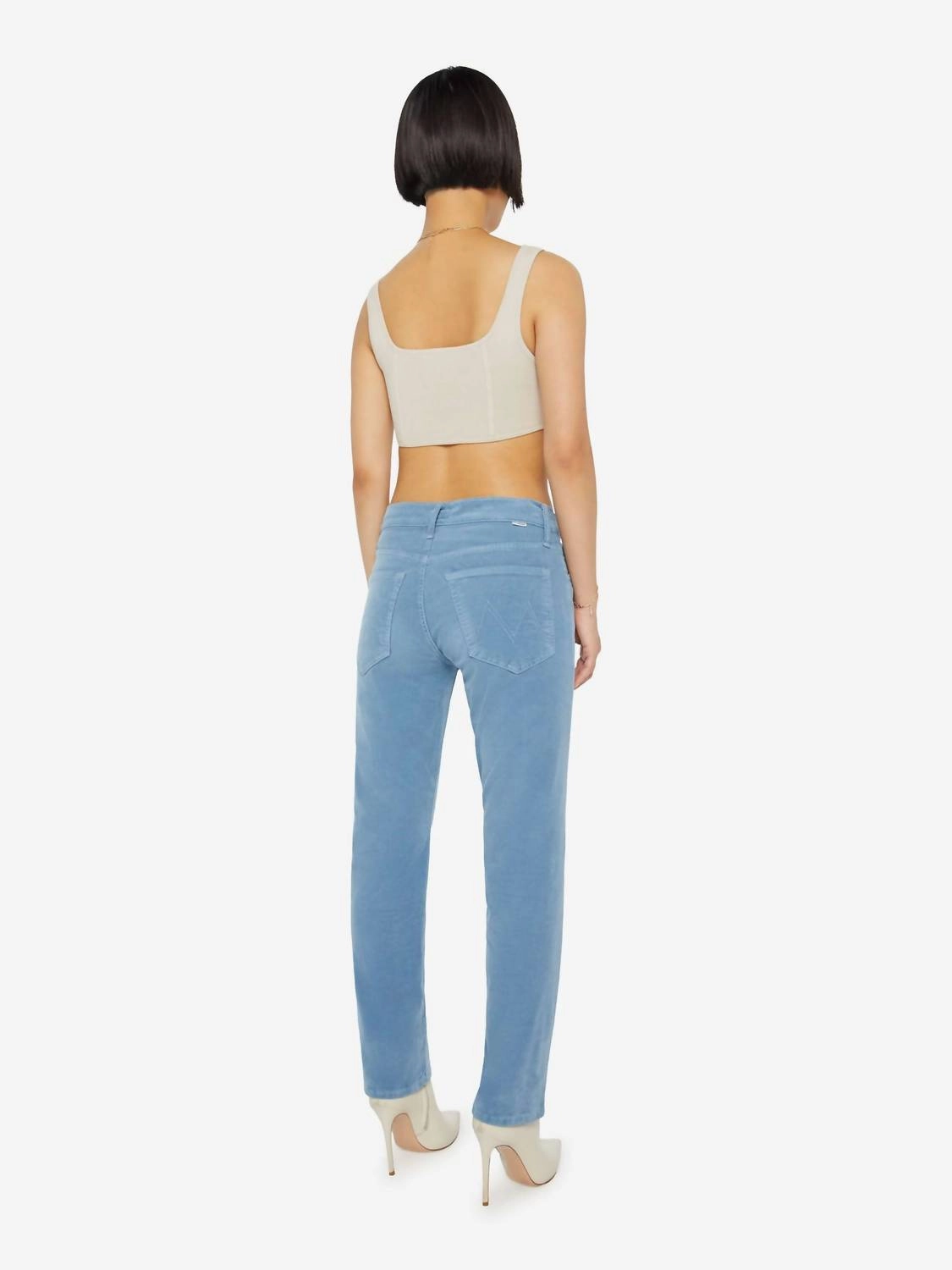 Lil Mid Rise Hiker Hover Jean In Blue Shadow