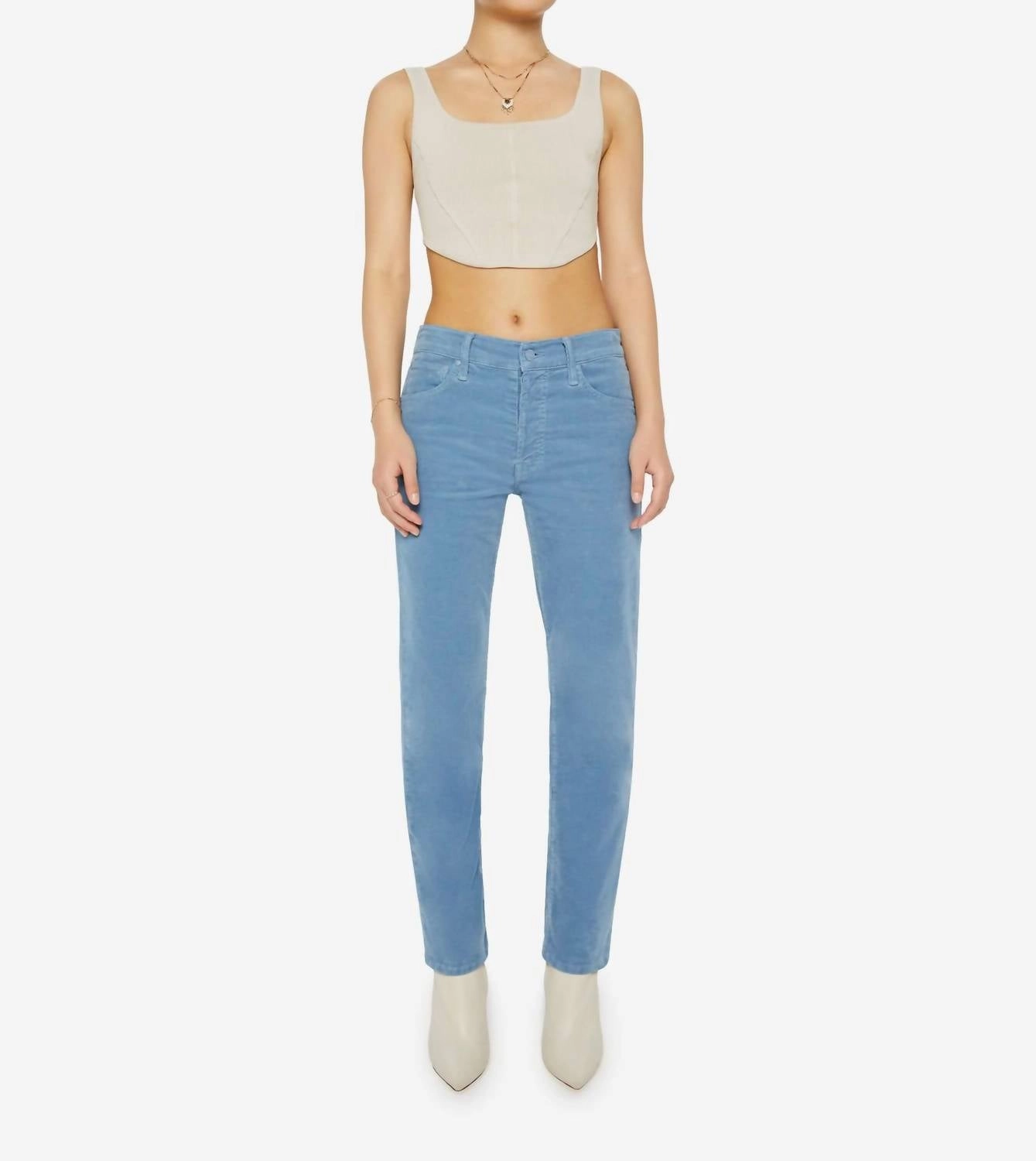 Lil Mid Rise Hiker Hover Jean In Blue Shadow