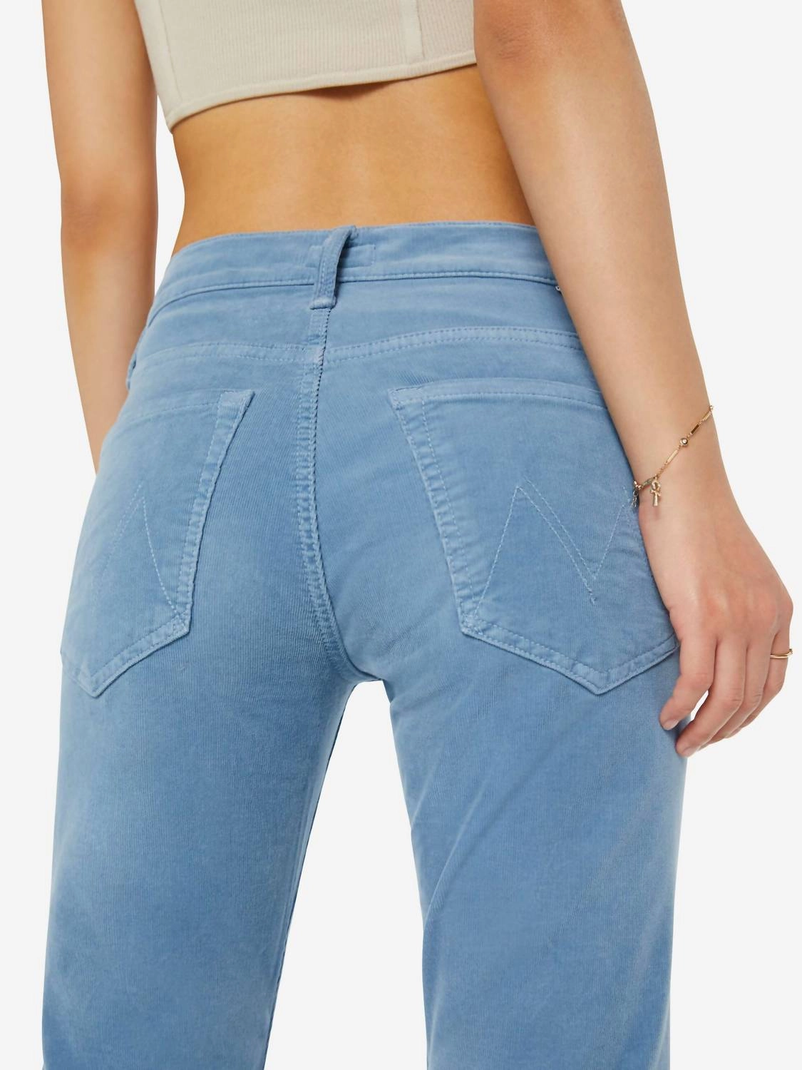 Lil Mid Rise Hiker Hover Jean In Blue Shadow