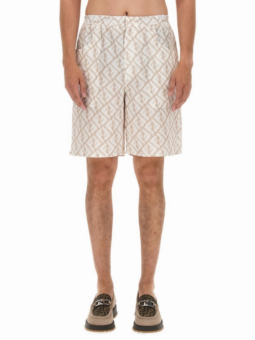 Linen Bermuda Shorts