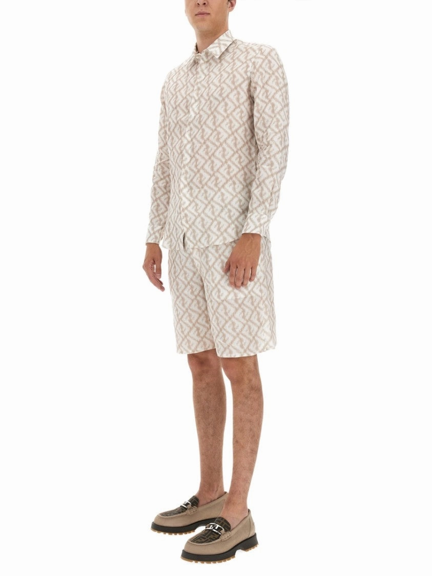 Linen Bermuda Shorts