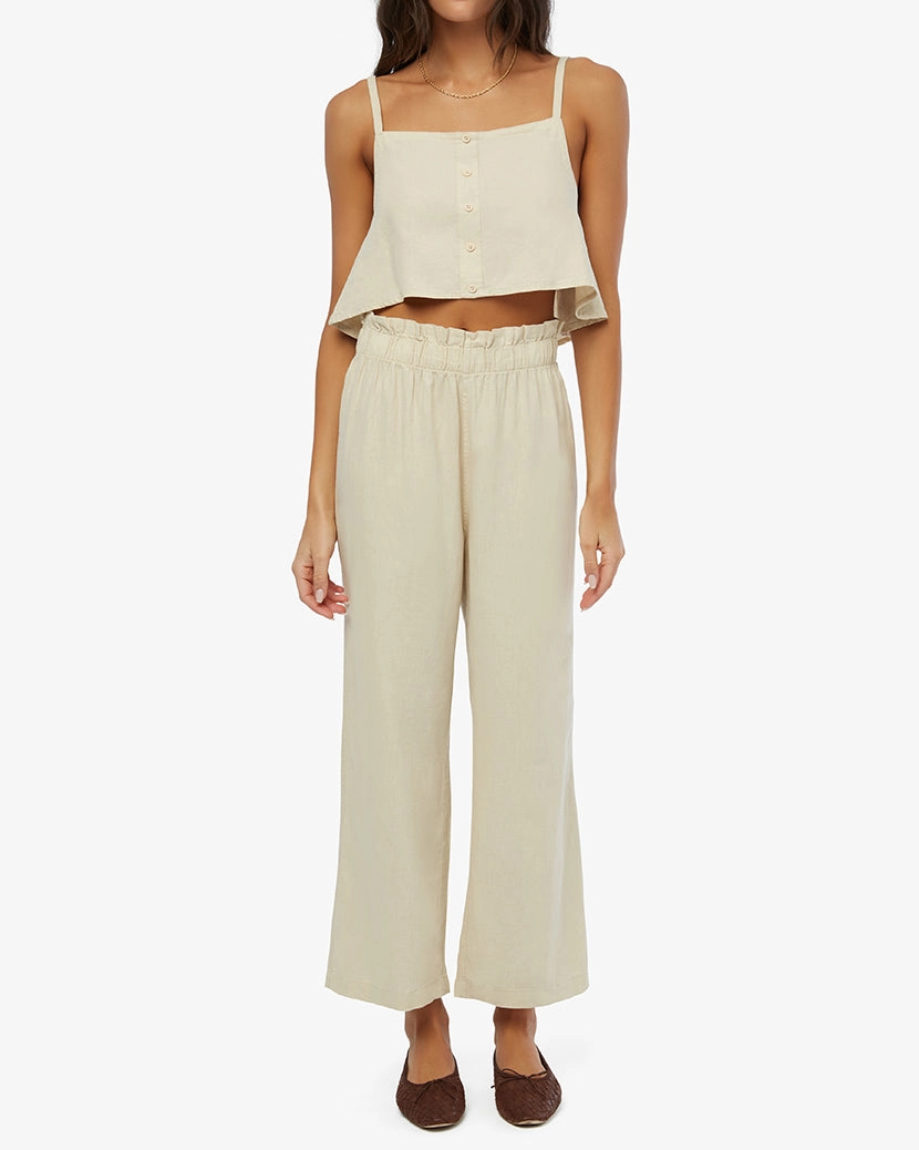 Linen Trapeze Tank