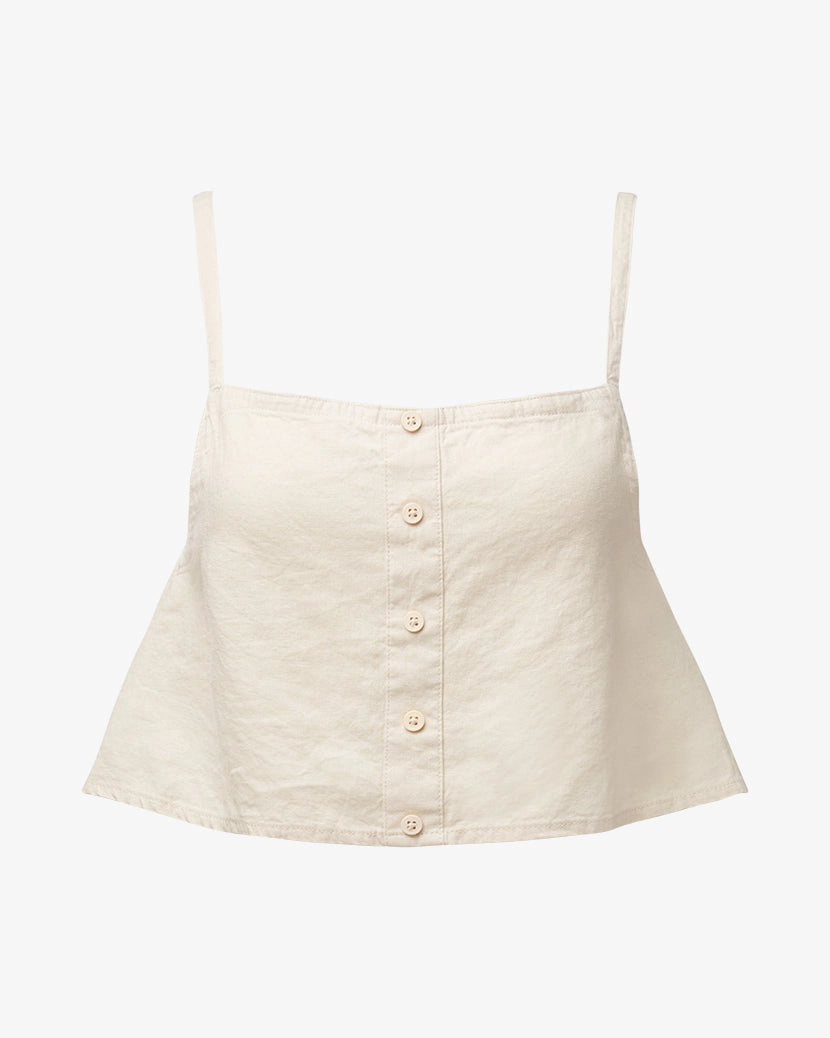 Linen Trapeze Tank
