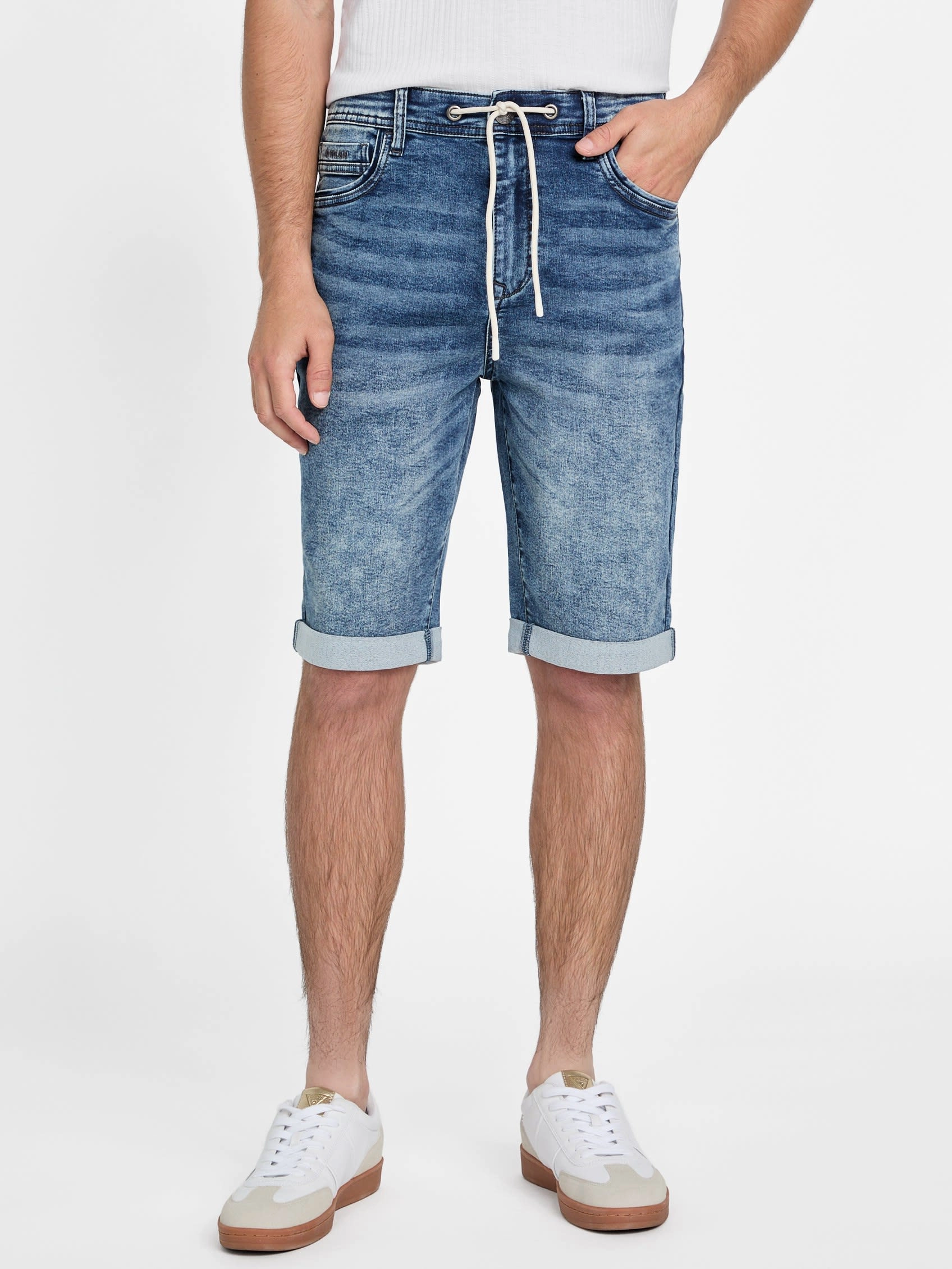 Linus Knit Denim Shorts