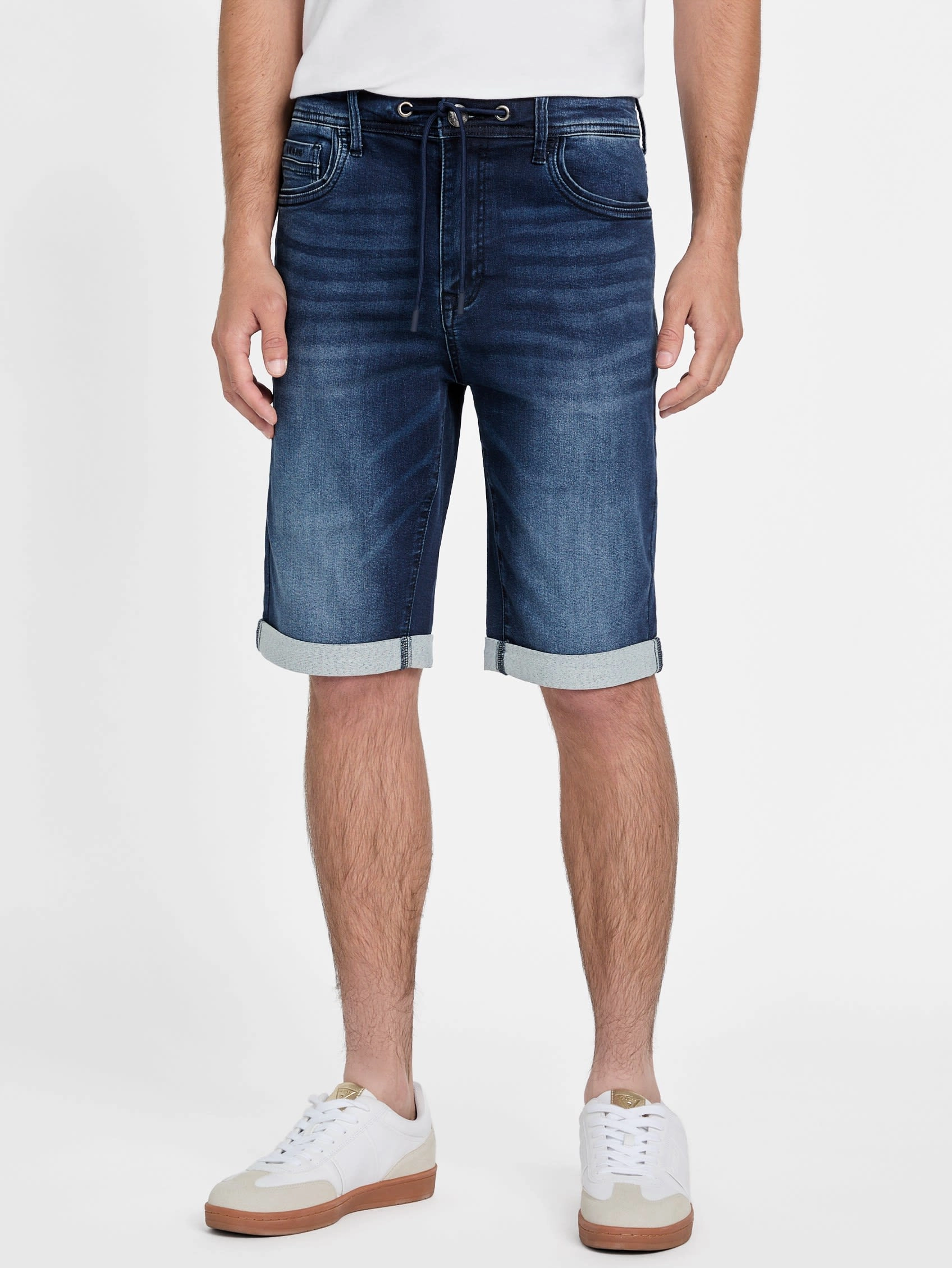 Linus Knit Denim Shorts