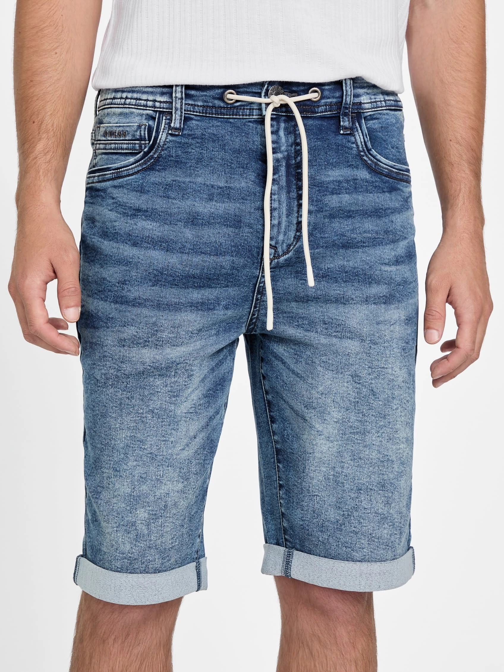 Linus Knit Denim Shorts
