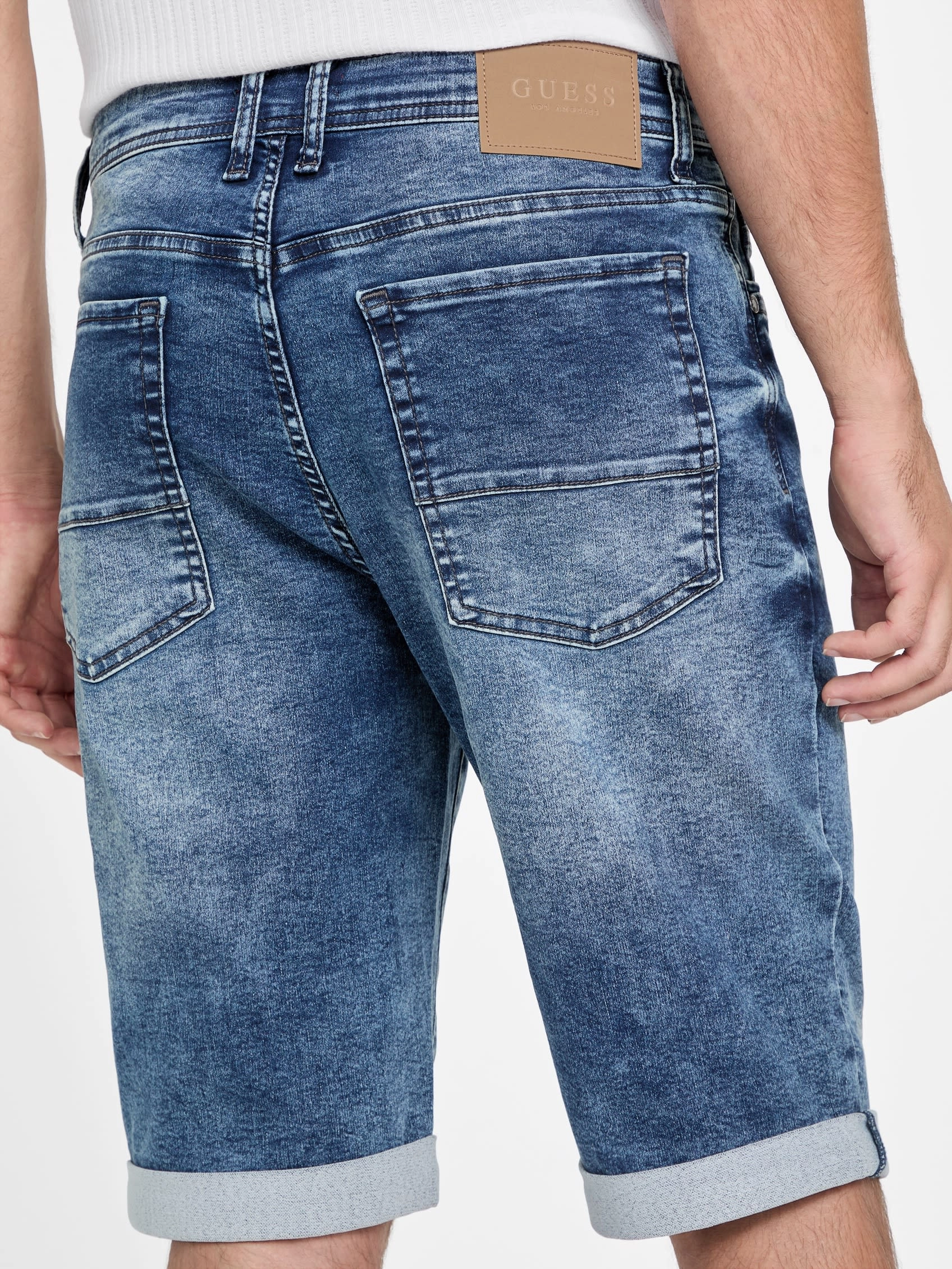 Linus Knit Denim Shorts