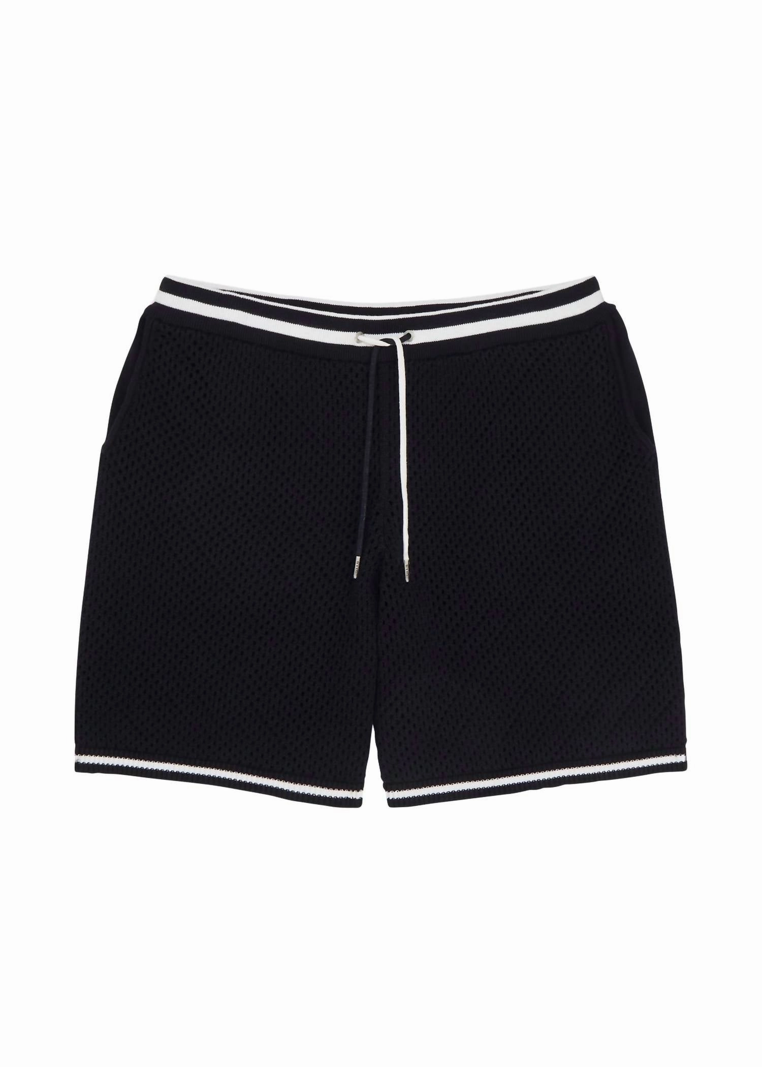 Logan Crochet Short In Black/white