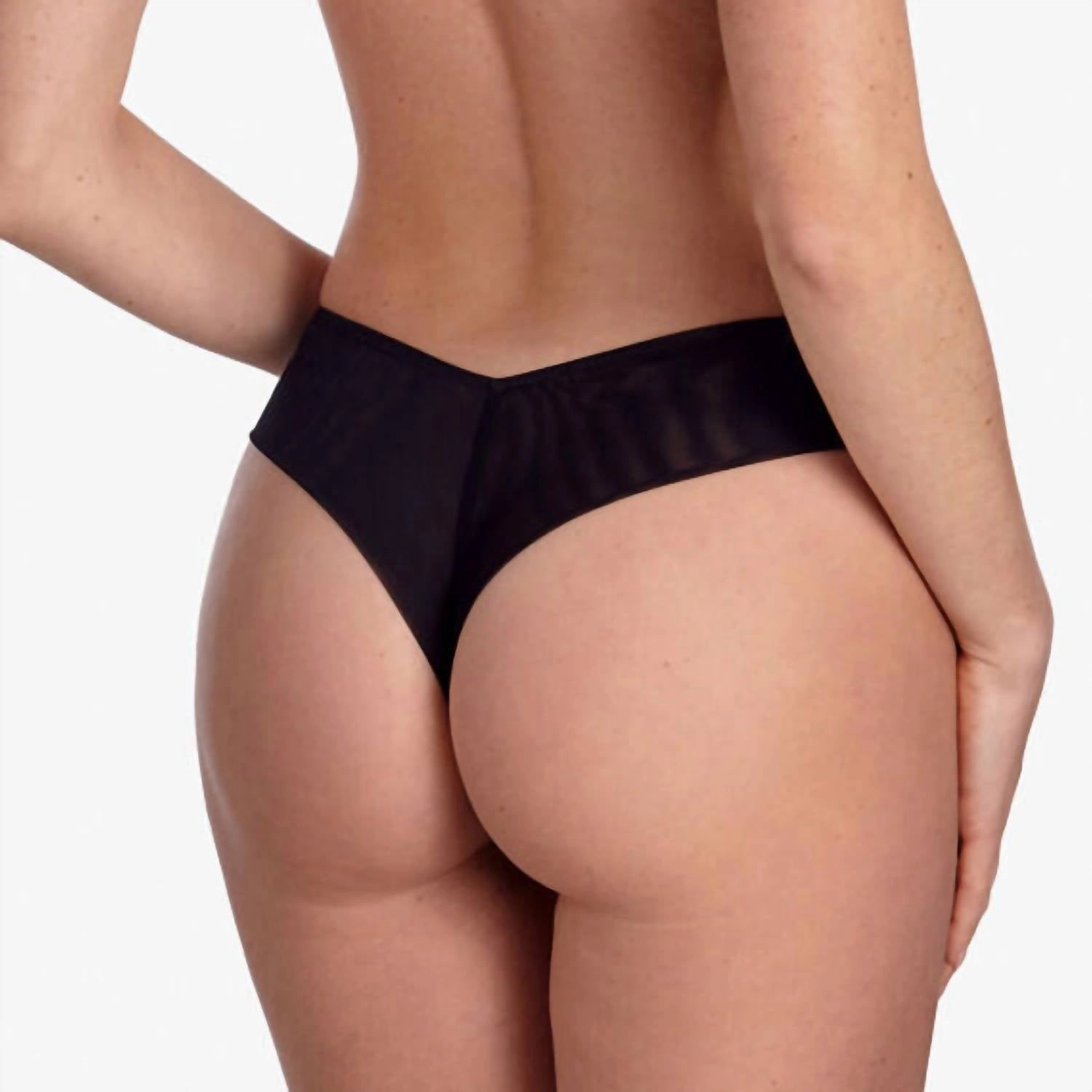 Long Thong In Black
