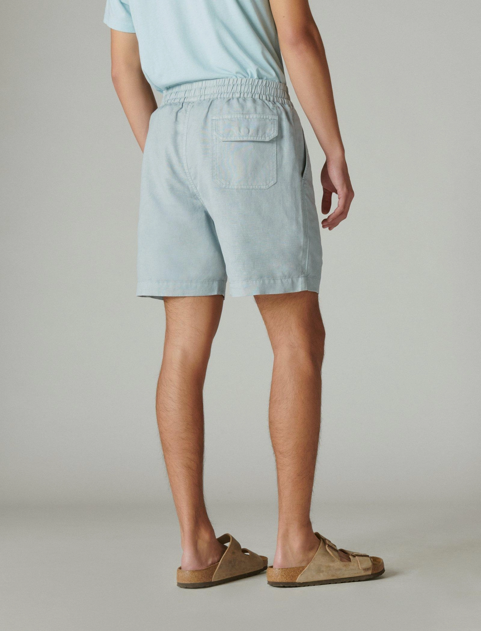 Lucky Brand Men's 7"Pull Up Linen Short