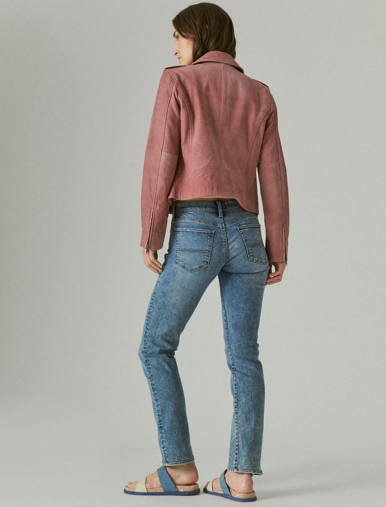 Lucky Brand Women's Mid Rise Sweet Straight