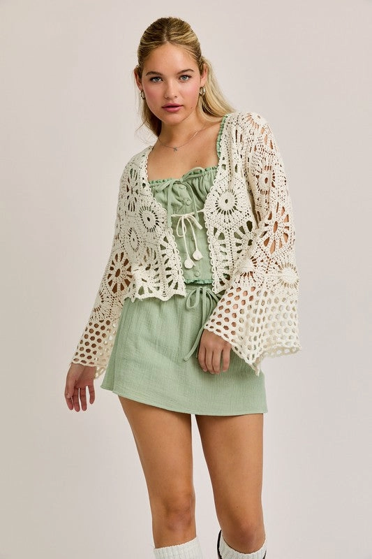 Lula Crochet Tie Top