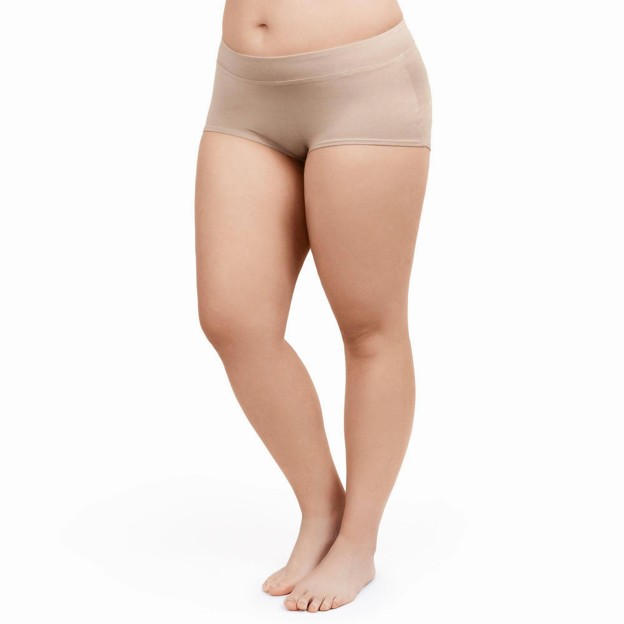 Lux Cotton High Waist Boyshort Brief