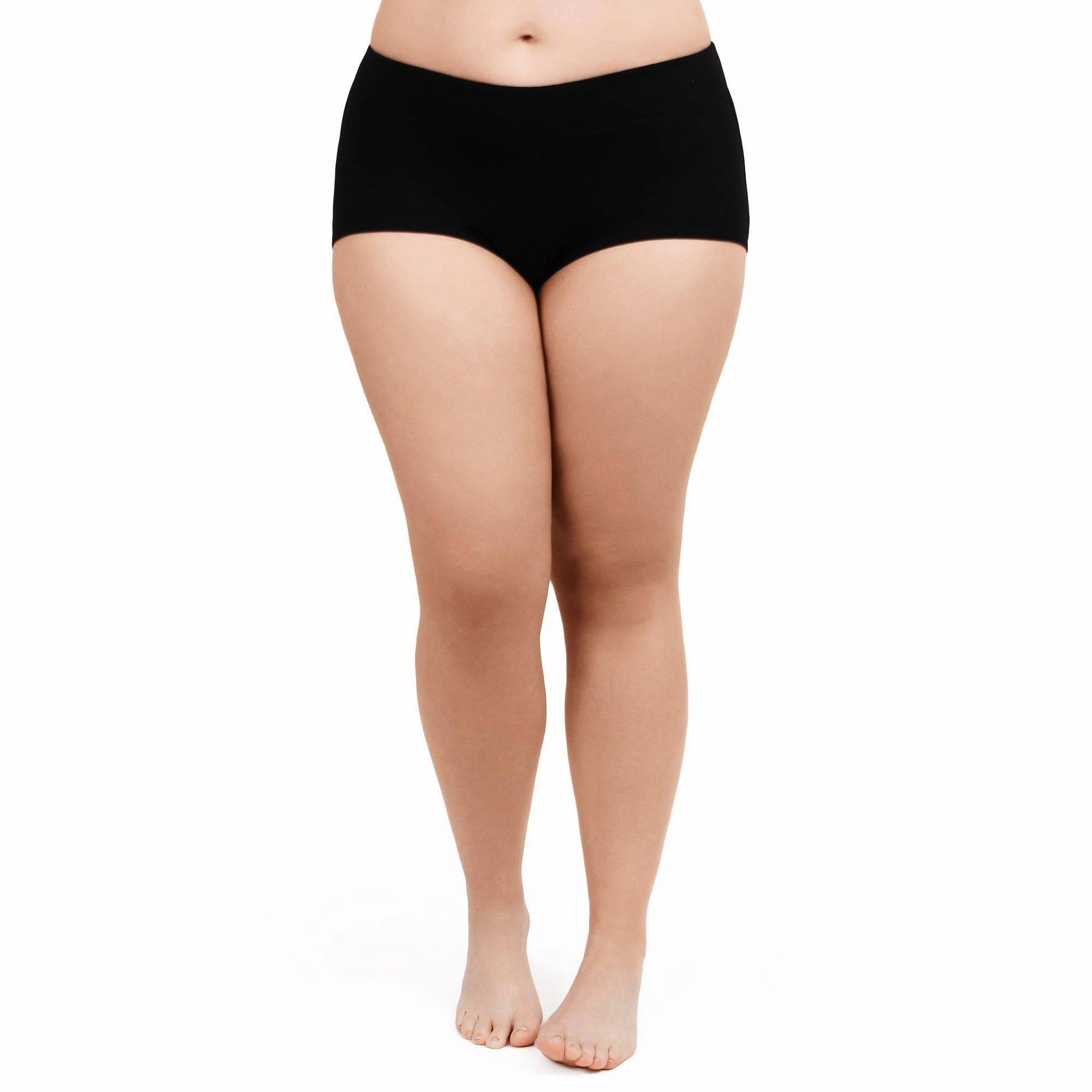 Lux Cotton High Waist Boyshort Brief