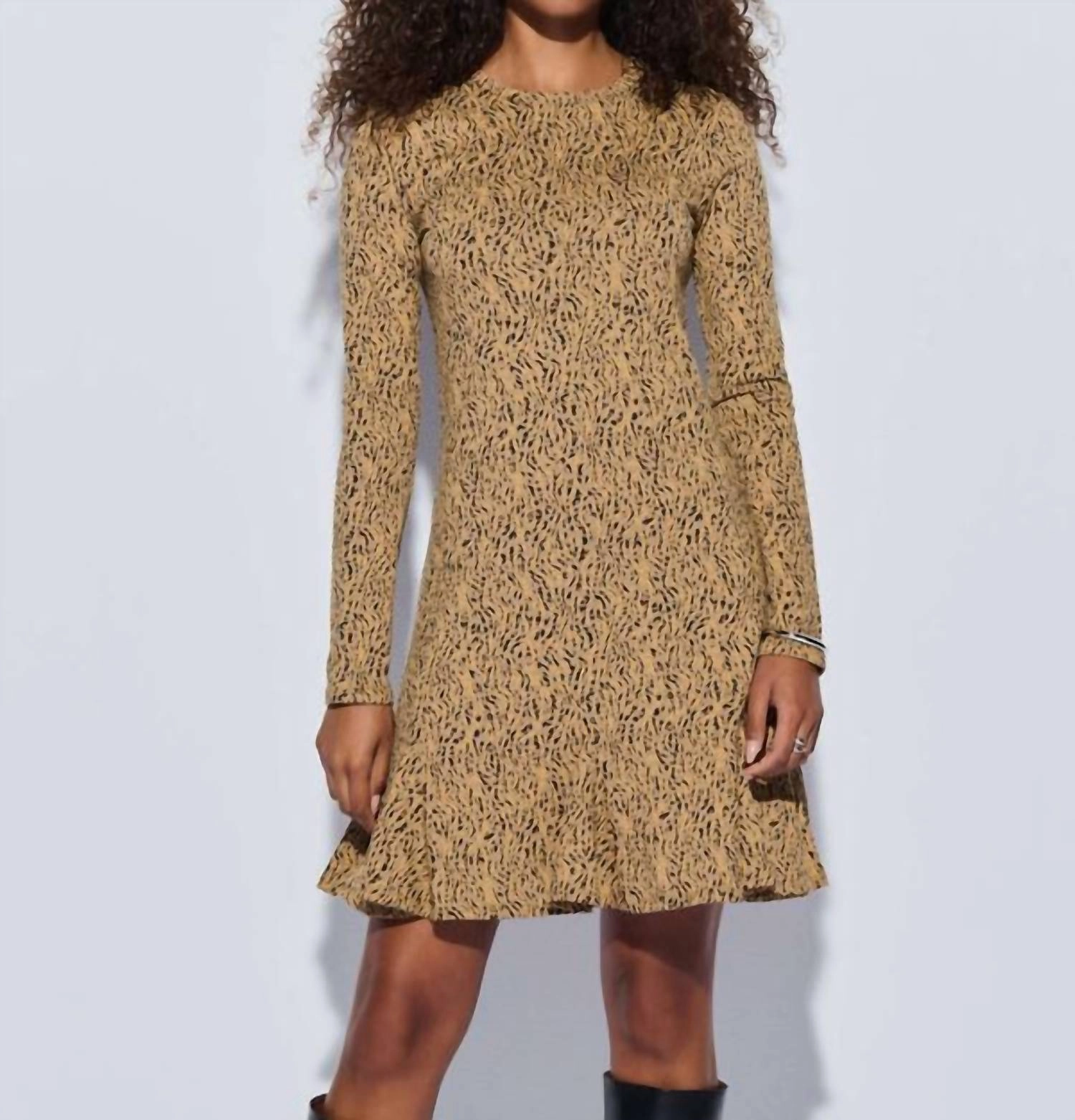 Lyla Dress In Ditsy Animal