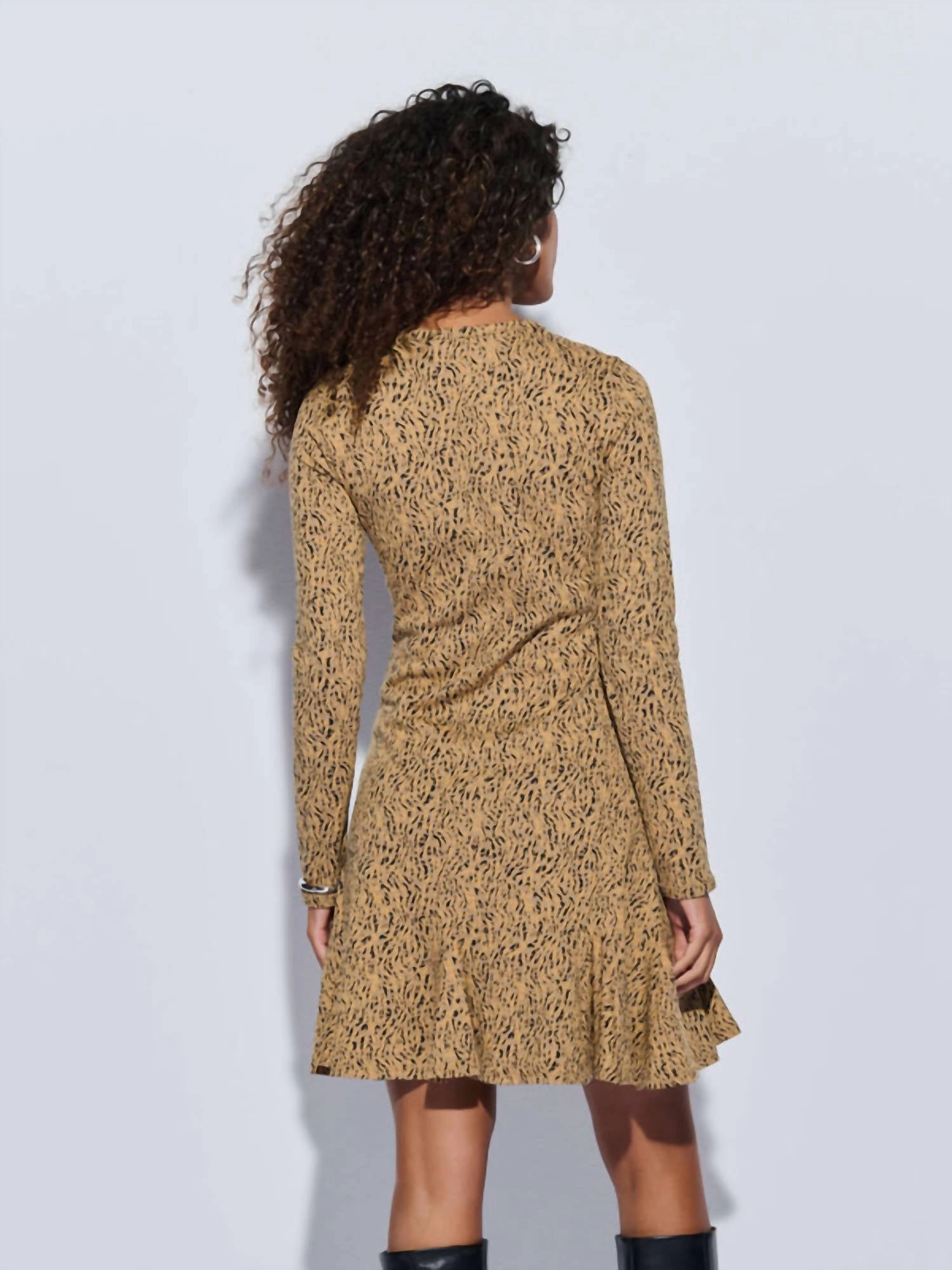 Lyla Dress In Ditsy Animal