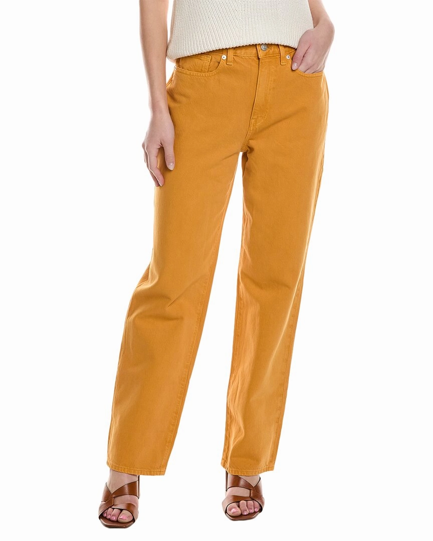 Madewell Baggy Ochre Fresco Straight Jean