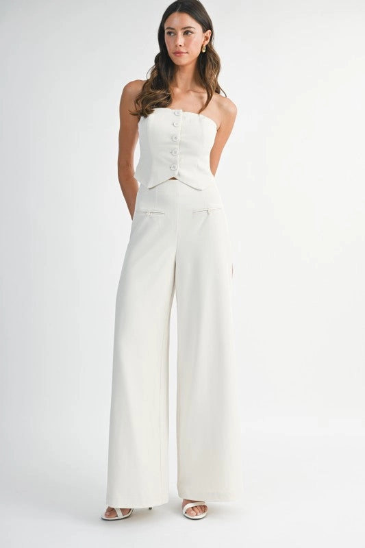 Madrigal Pocketed Wide-Leg Trousers